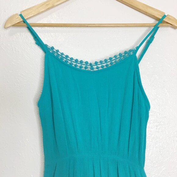 Rue21 Boho Illusion Crochet Maxi Dress SMALL - Picture 3 of 8